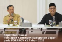 Rampungkan Persiapan Finalisasi Porprov XV 2026, Kabupaten Bogor Targetkan Juara Umum

