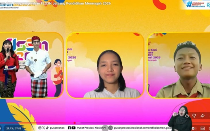 Semarak FLS3N Dikmen 2026, Kemendikbud Apresiasi Karya Besar Pelajar Indonesia

