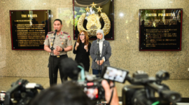Menteri Komunikasi dan Digital Meutya Hafid bersama Kapolri Suyudi Ario Seto memperkuat sinergi pemberantasan judi online dan kejahatan digital