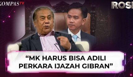 Sidang Perkara Diploma Gibran, Maruarar Siahaan: MK Harus Mampu Mengadili Perkara dan Mengawal Konstitusi |ROSi