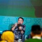 Bendahara Umum PP Muhammadiyah Hilman Latief menyampaikan gagasan pengembangan pariwisata dan ekonomi kreatif dalam Silatnas Muhammadiyah di Hotel Convention & Dormitory Prime UMY, Minggu (25/10/2026).