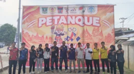 Cabor Petanque Pessel di arena Kampus II PJOK UNP, Selasa (6/10/2026)