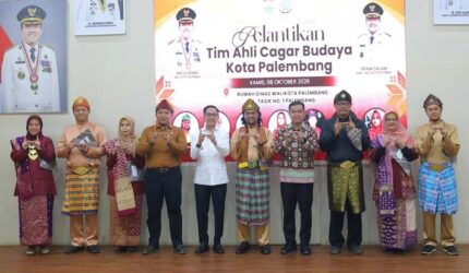 Wali Kota Palembang Lantik 7 Anggota Tim Ahli Cagar Budaya