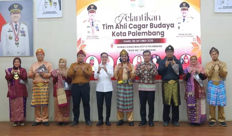 Wali Kota Palembang Lantik 7 Anggota Tim Ahli Cagar Budaya

