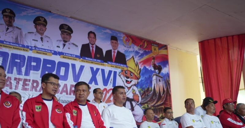 XVI Provinsi Sumbar Resmi Dimulai, Kabupaten Solok Menjadi Tuan Rumah Cabor Karate

